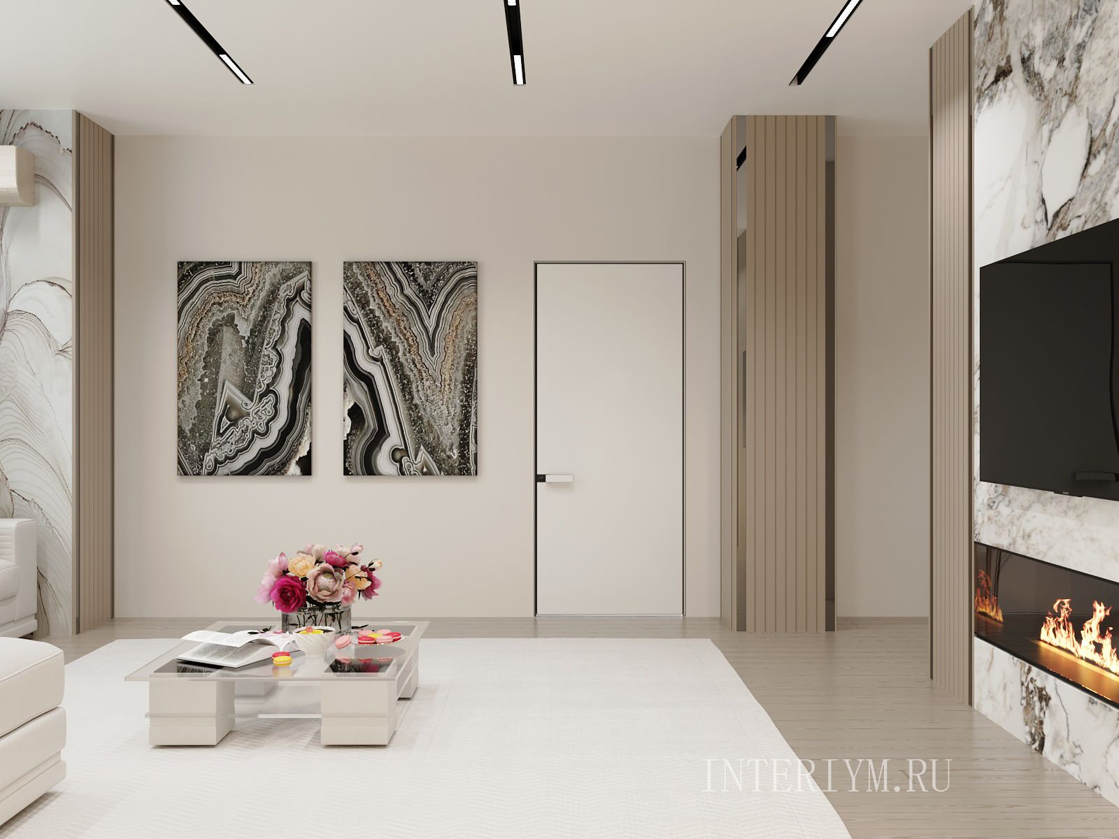 Дизайн кухни-гостиной в кв. по ул. Батальонная, 13