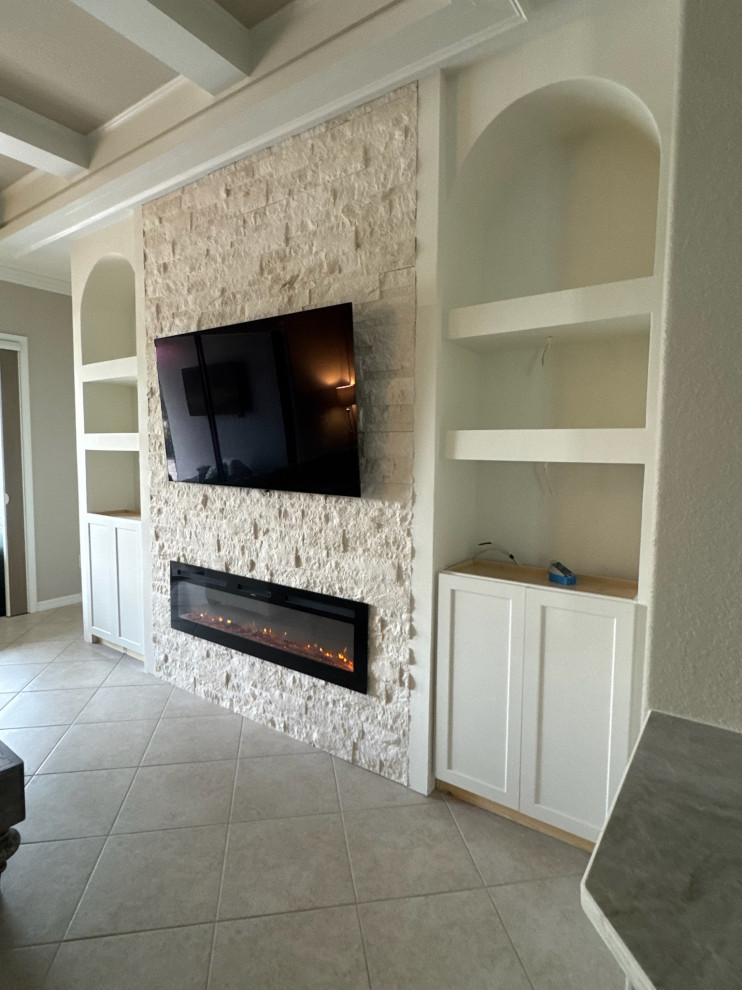Fireplace Wall w/ Arches
