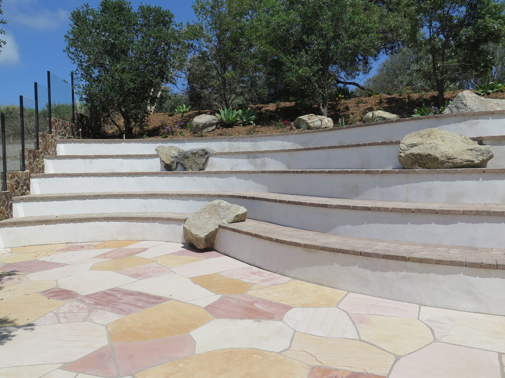 This is an example of a mediterranean landscaping in San Diego.