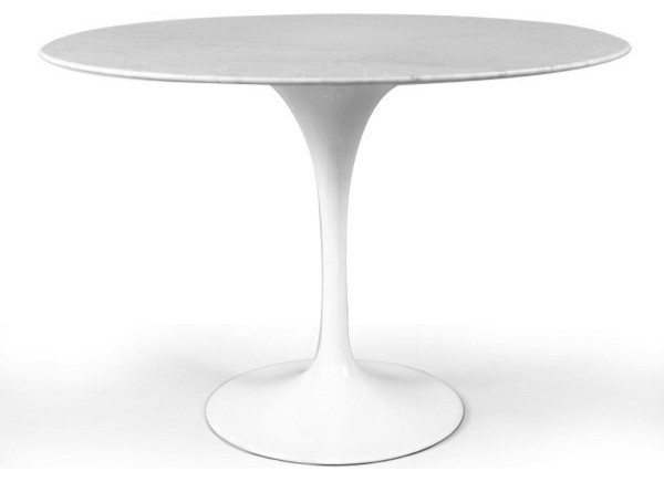 In Stock Marble Round Dining Table 36 Midcentury Dining Tables By Mid Mod Houzz