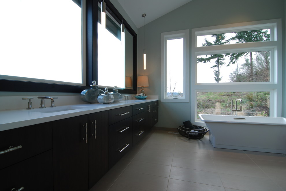 Bathroom - transitional bathroom idea in Seattle