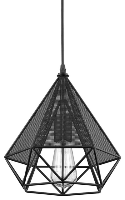 Wire Cage Vintage Polygon Art Deco Pendant Lamp Light Wire Cage Vintage Polygon Art Deco Pendant Lamp Light