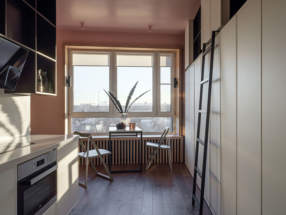 Дизайнерский проект: 28 м2 в стиле модного номера в отеле