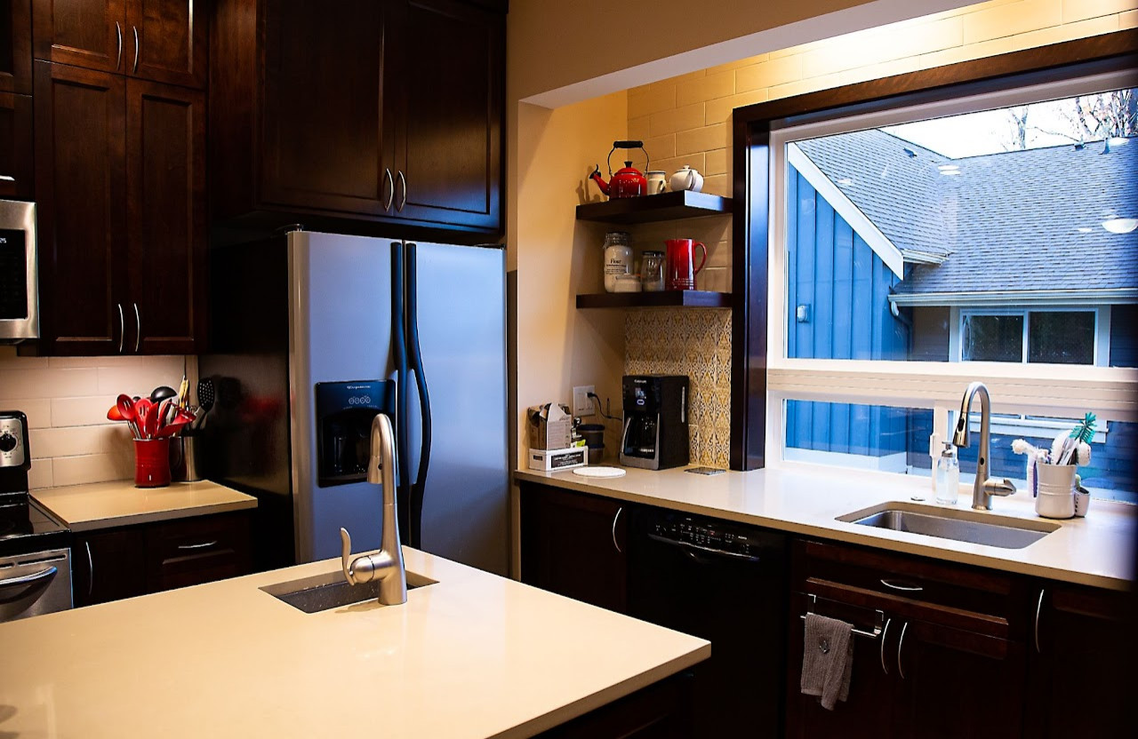 European Inspired Kitchen Gallery with Main Floor Remodel