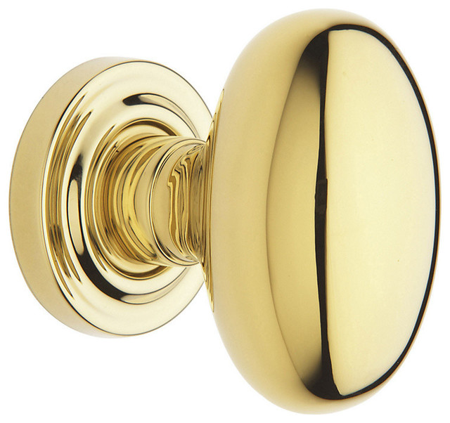 Baldwin Estate 5025 Egg Shaped Door Knob Set Half Dummy