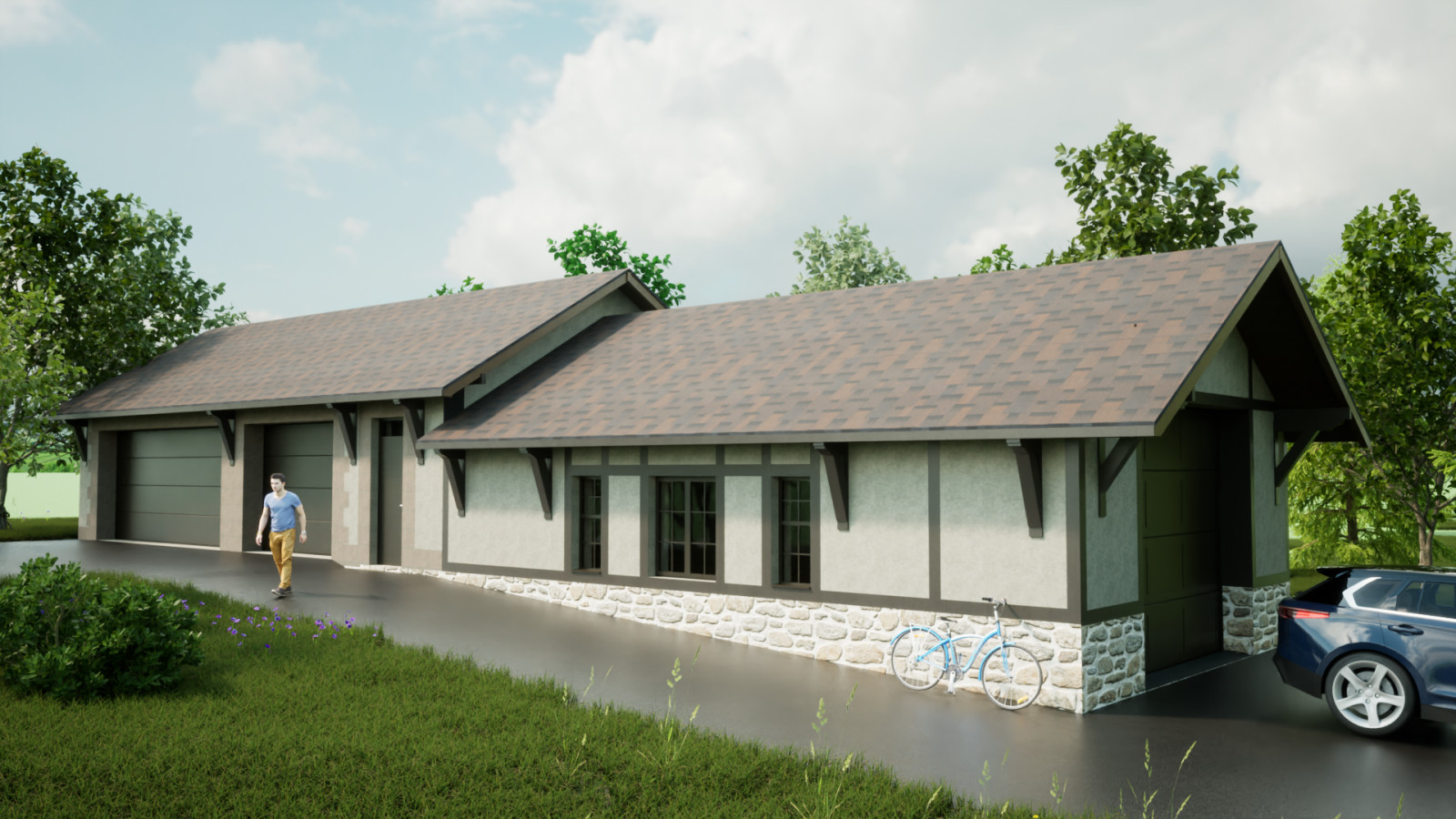 Баня. Гараж