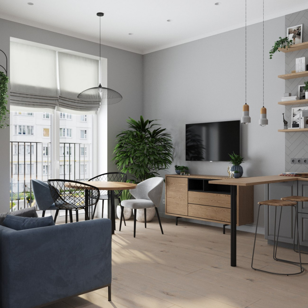 Уютный серый