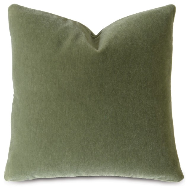 Sage Green Luxury Mohair Decorative Pillow Cover Endive 18 X18 Only Sage Green Luxury Mohair Decorative Pillow Cover Endive 18 X18 Only