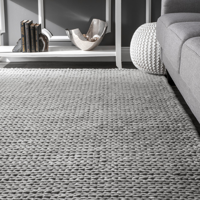 Braided Solid Area Rug Light Gray Scandinavian Rugs By Braided Solid Area Rug Light Gray Scandinavian Rugs By Nuloom