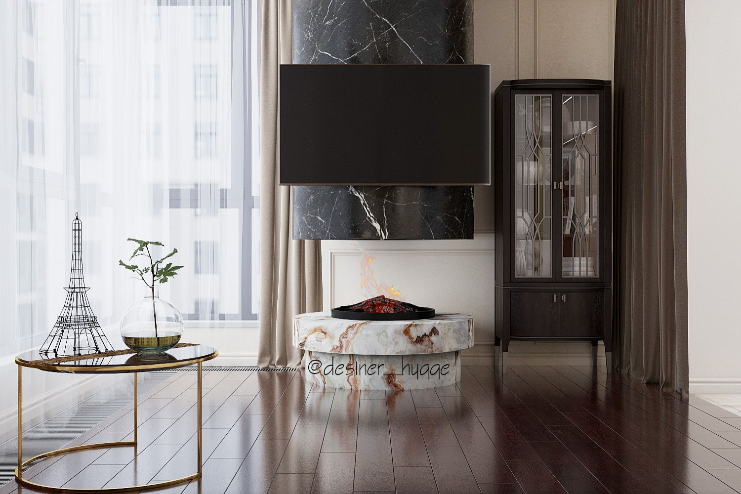 Арт-деко в ЖК "Лахта Плаза"