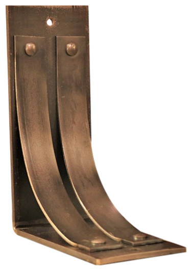 One 8"x10" Metal Mantel Countertop Overhang Corbel 4" WIDE Handmade Support Iron 