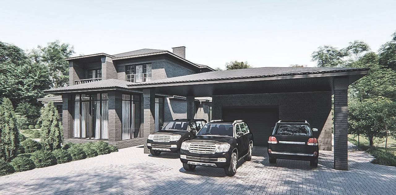 Проект 2х этажного жилого дома.