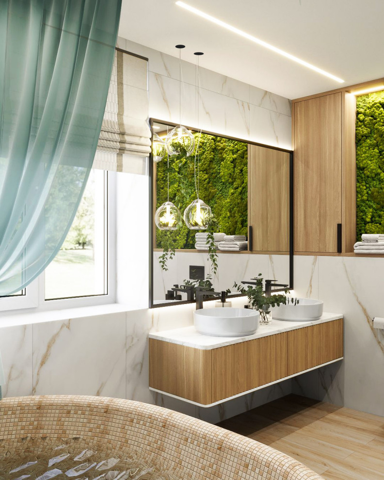 санузел в эко стиле