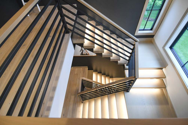 Maple Lake Home staircase