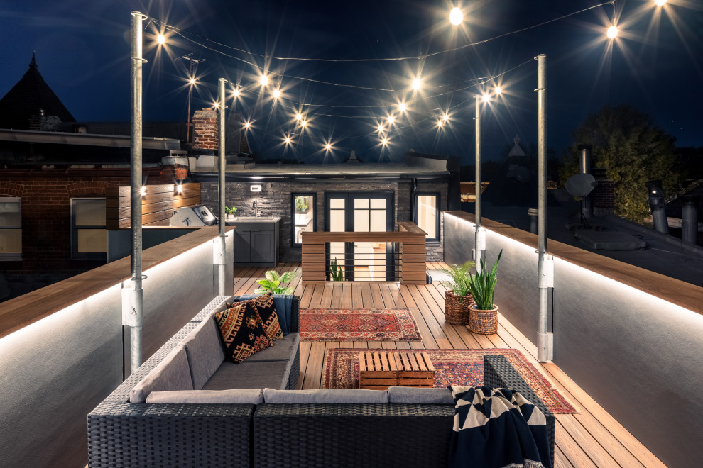 Modern Roof Deck Addition in Capitol Hill, Washington, DC - Modern ...