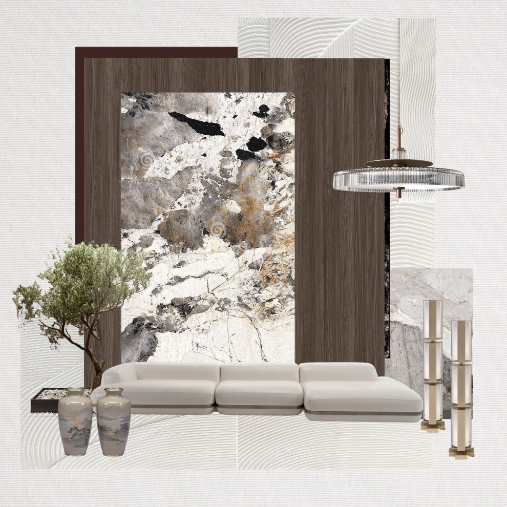 Загородный дом, концепт-коллажи