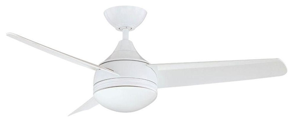 Designers Choice Collection Ceiling Fans Moderno 42 in. White Ceiling Fan