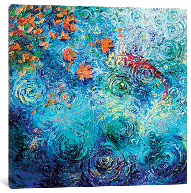 iCanvasART Foxy Triptych Panel III Canvas Print 37 x 37
