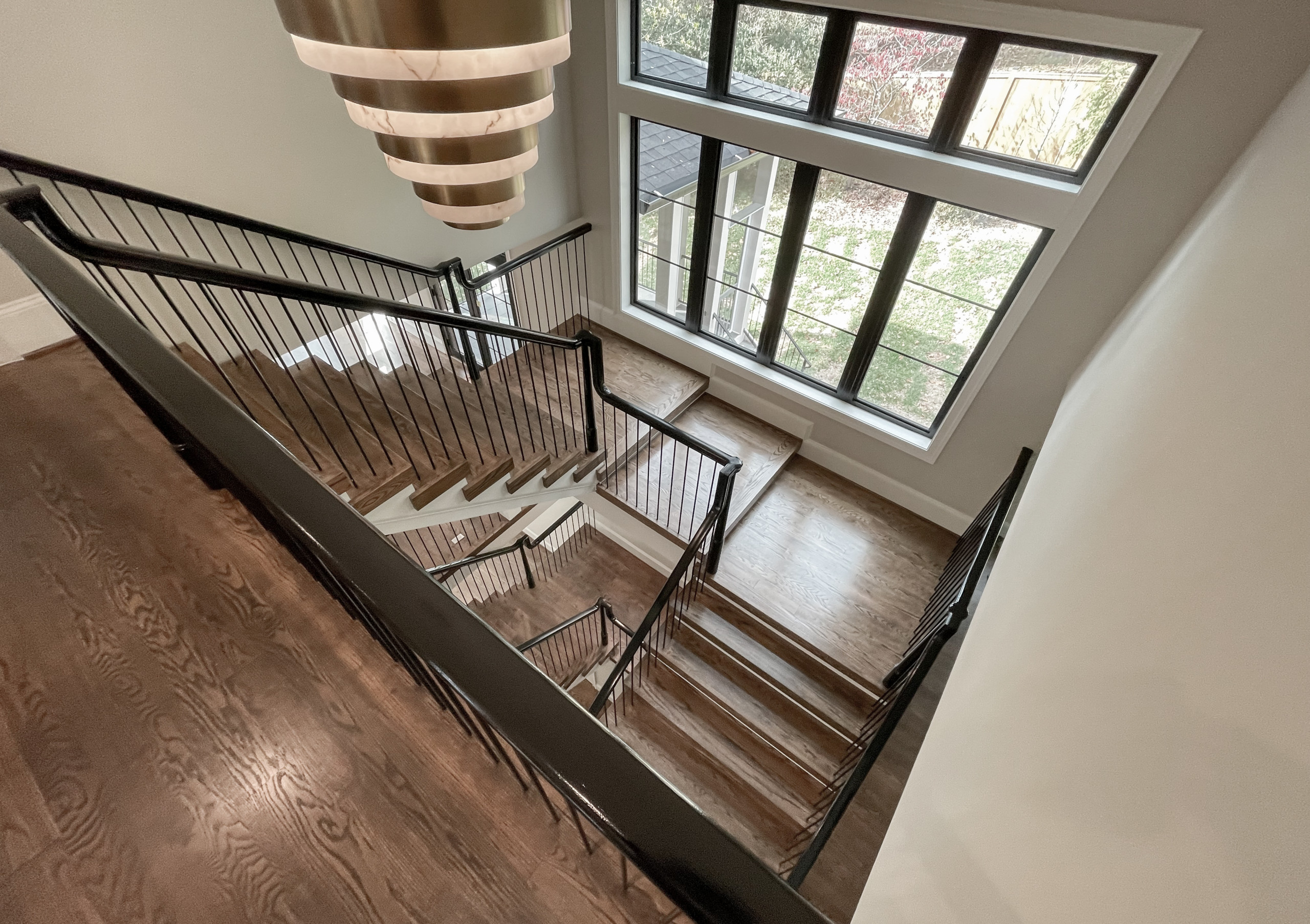 89_Eclectic and Edguy Staircase in French Contemporary Residence, McLean VA 2210