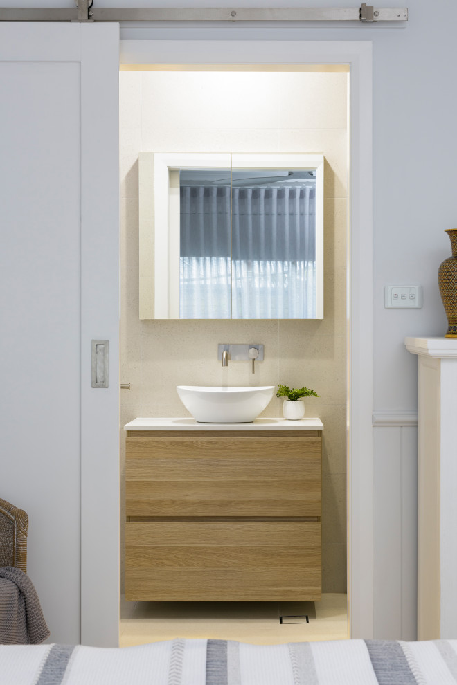 Bathroom attached to bedroom