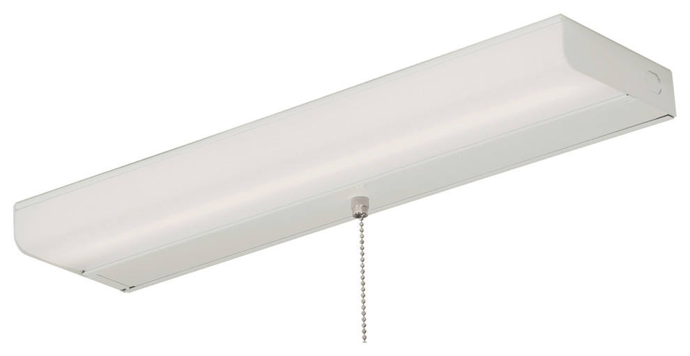 T5L LED Closet Light, White, Pull Chain