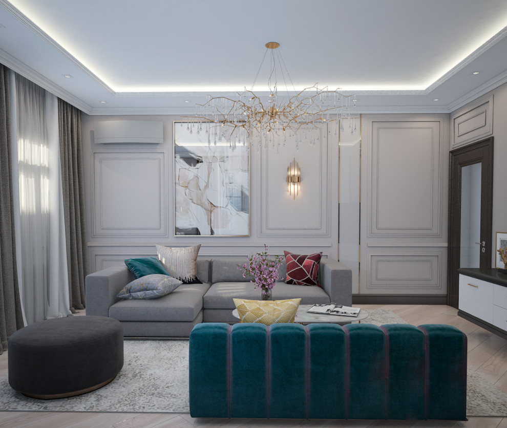 Гостиная в ЖК Дворянский