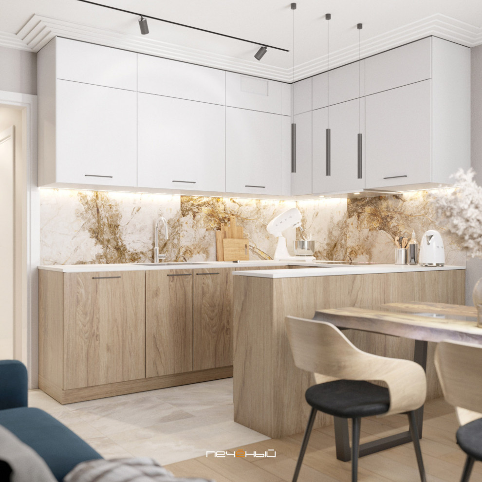 Гармоничный проект трёхкомнатной квартиры