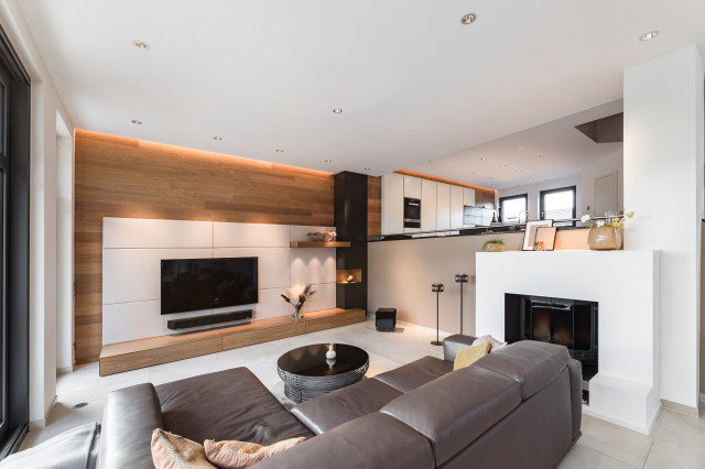 Wohn- und Esszimmer contemporain-salon