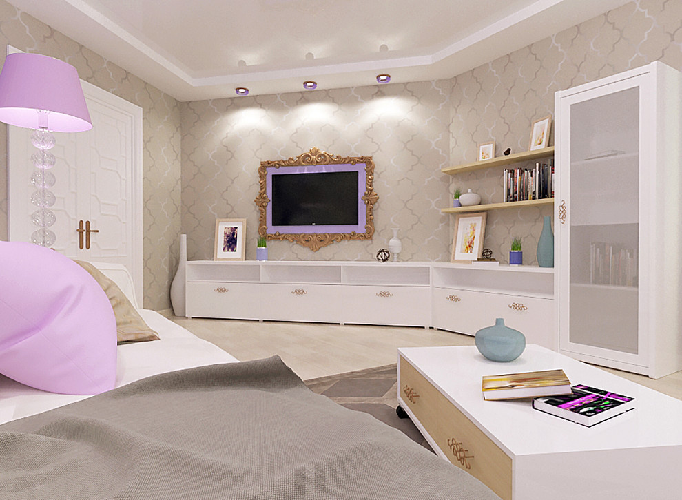 3D визуализация гостиной