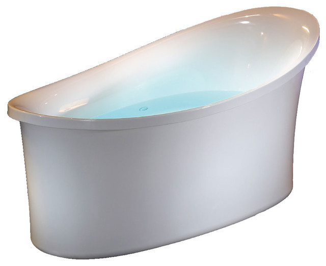 Houzz Eago Am1800 70 White Free Standing Oval Air Eago Am1800 70 White Free Standing Oval Air Bubble Bathtub Contemporary Bathtubs