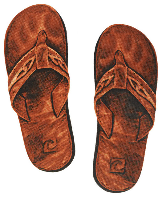 Leather Sandals Pool Mosaic, 6"x7"