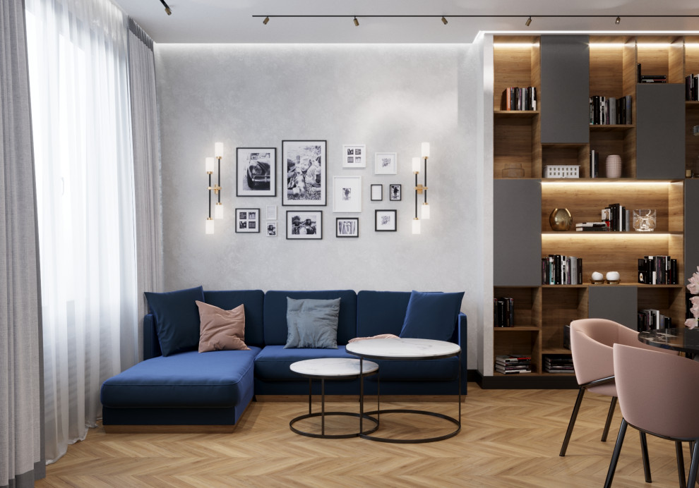 Дизайн проект квартиры в ЖК Петровский квартал на воде