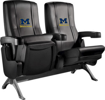 University of Michigan NCAA Block M Row One VIP Theater Seat - Triple