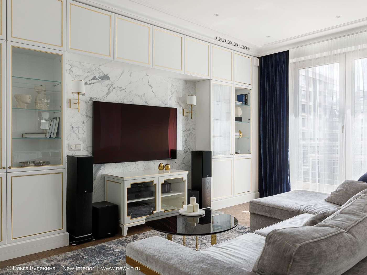 Квартира на Крестовском в стиле современная классика - 125 м²