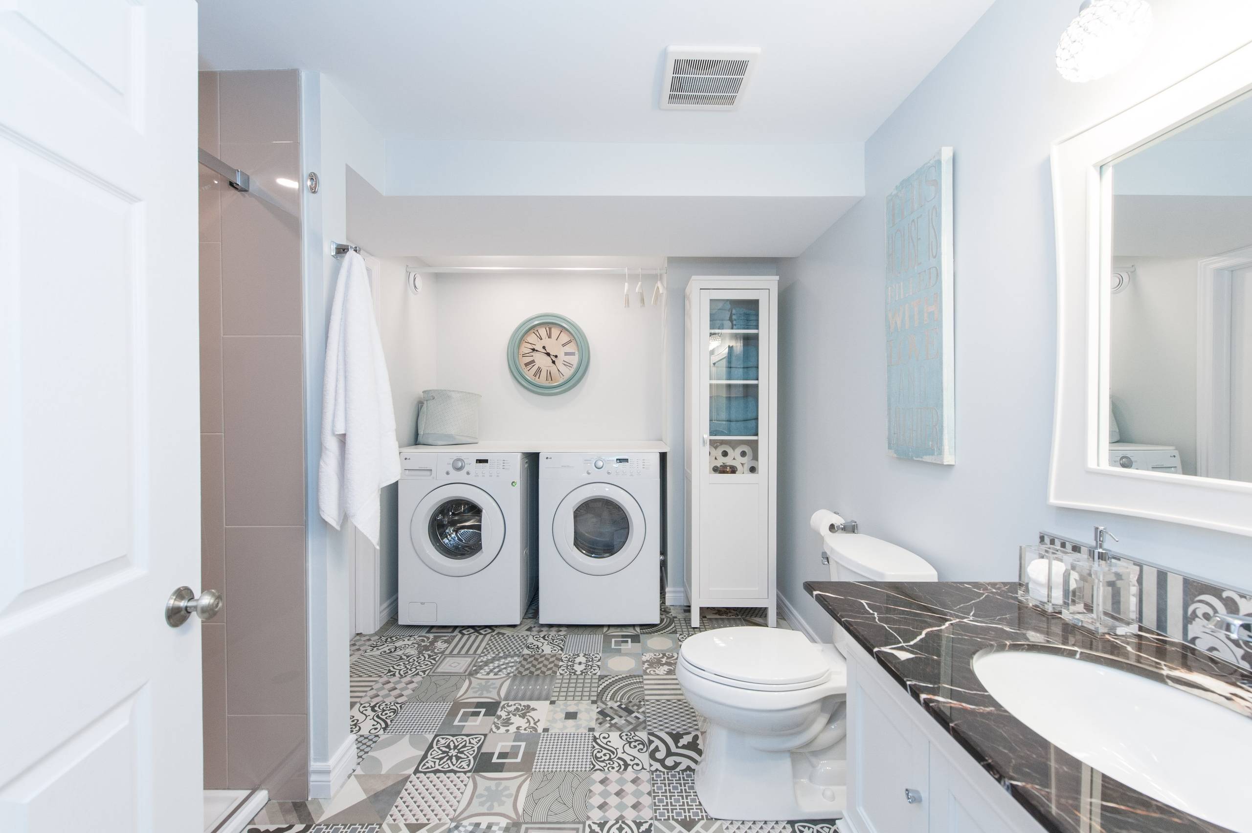 Combination Bathroom Laundry Room Layouts Half Bath & Laundry Room — free download