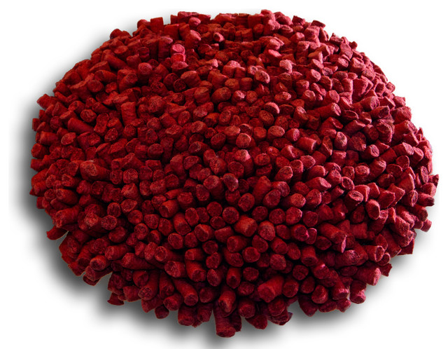 Decorative Pillow / Porcupine Cushion, Red