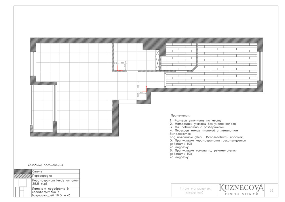 Дизайн проект квартиры 50 кв.м.