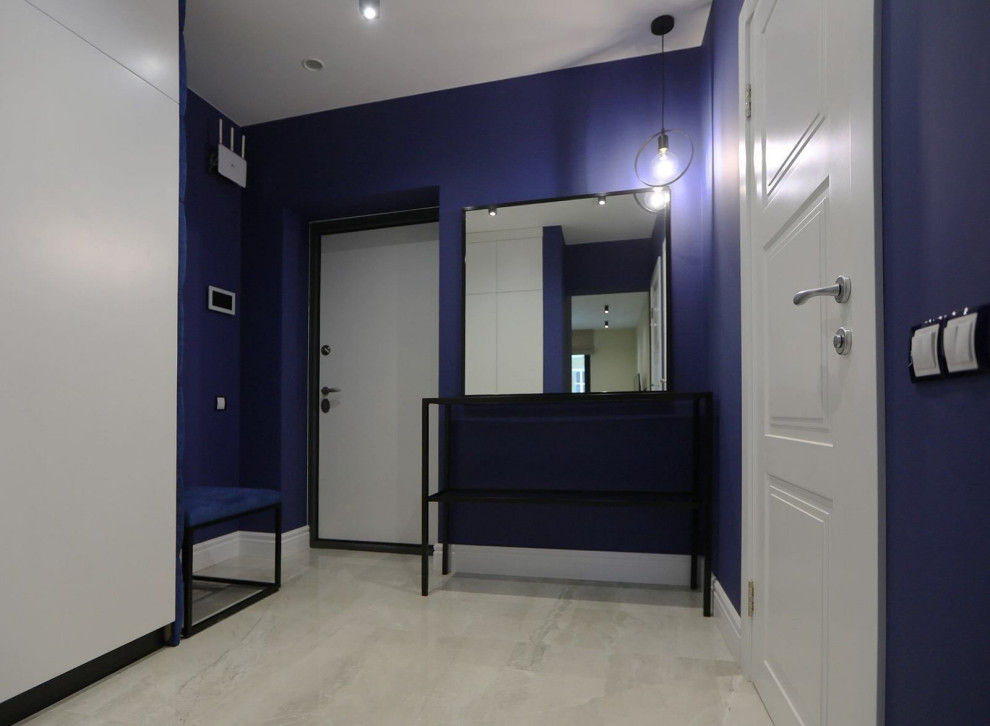 Капитальный ремонт квартиры с яркими акцентами под ключ