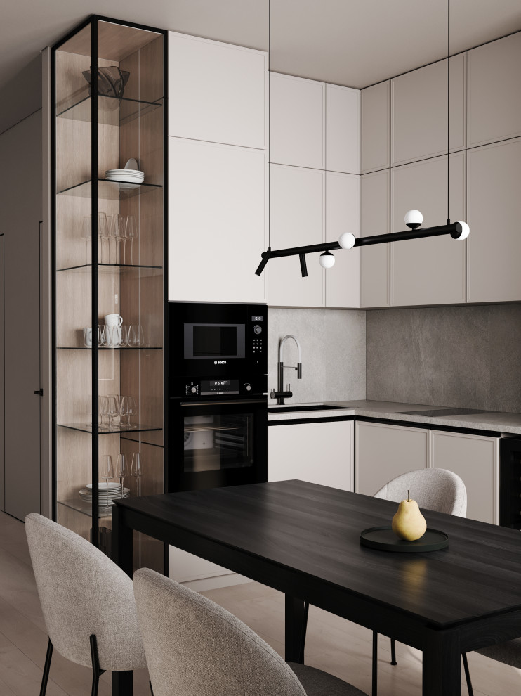 ЖК ID-Kudrovo, лаконичный интерьер в концепции минимализм