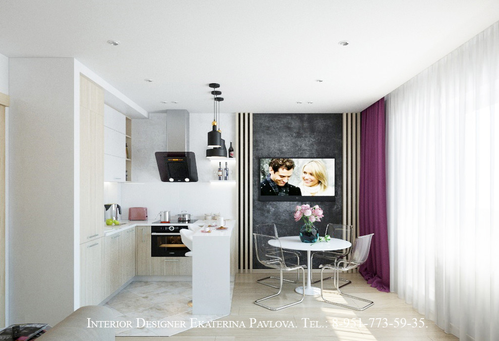 Двухкомнатная квартира в современном стиле.