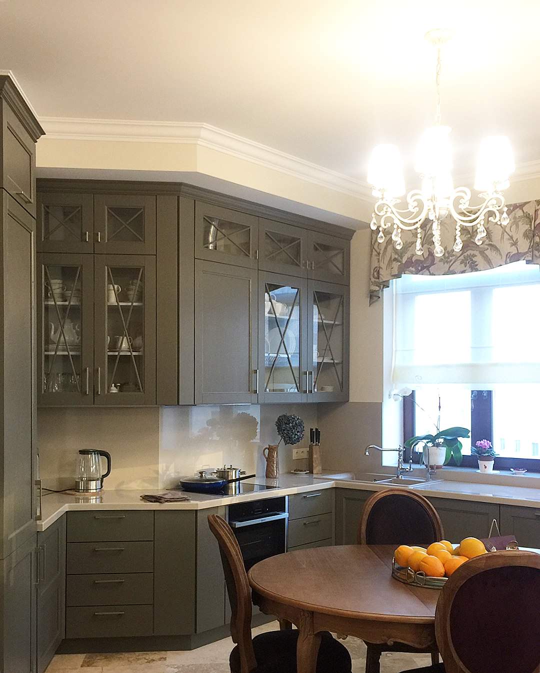 Массив из ясени и Шкаф из дуба