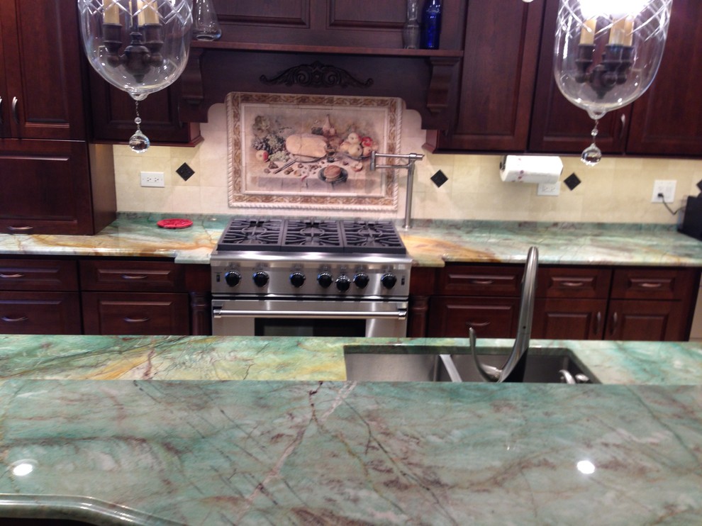 Inspiration for a transitional home design remodel in Chicago
