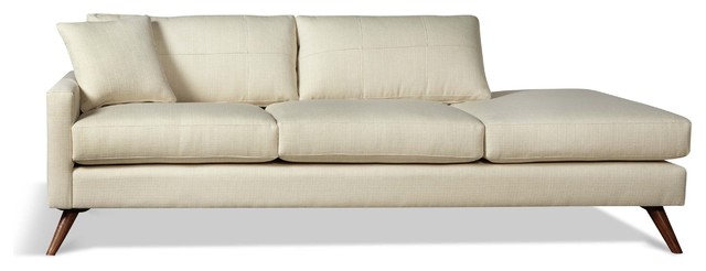 Dane One Arm Sofa With Chaise Midcentury Sofas By True Modern Dane One Arm Sofa With Chaise