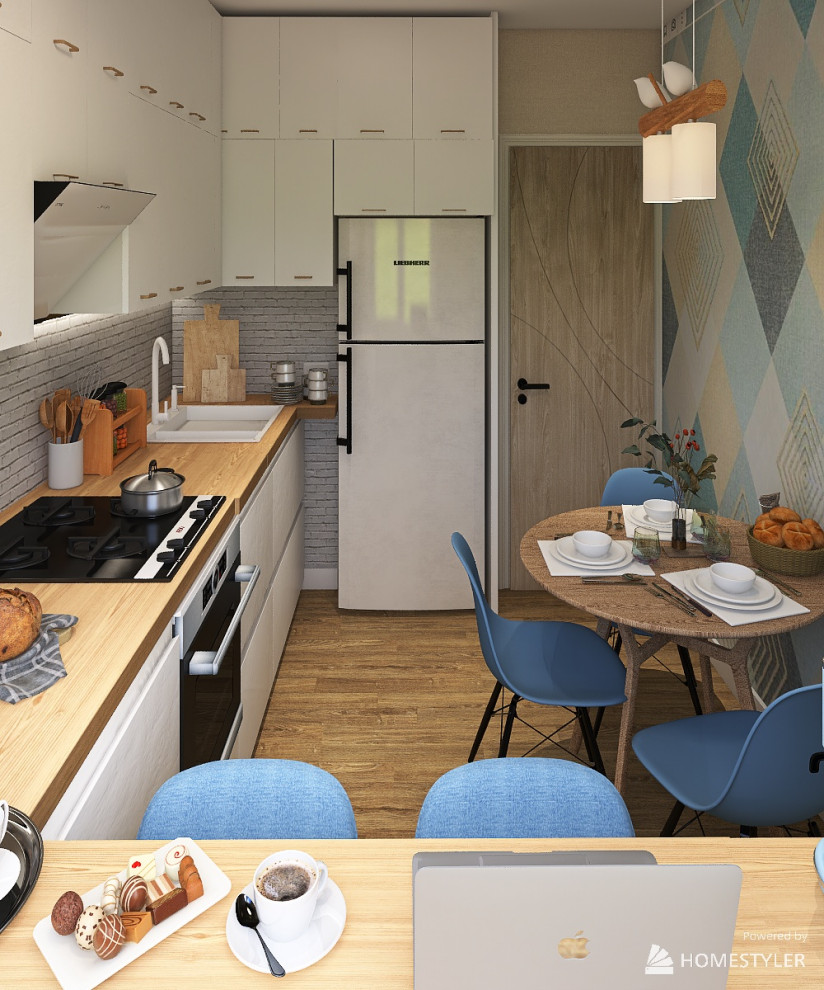 Санузел и кухня с Сталинке