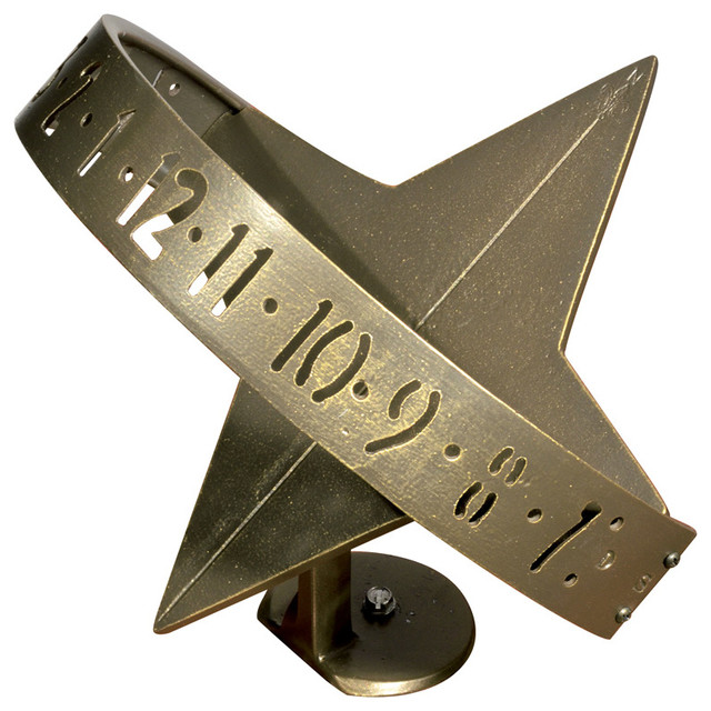 Sun Clock Sundial, French Bronze - Sundials - by Whitehall Products Sun Clock Sundial, French Bronze - Sundials - by Whitehall Products