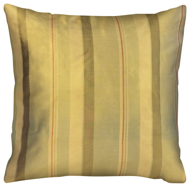 Merrill Throw Pillow Gold Olive Red 18 X18 Contemporary