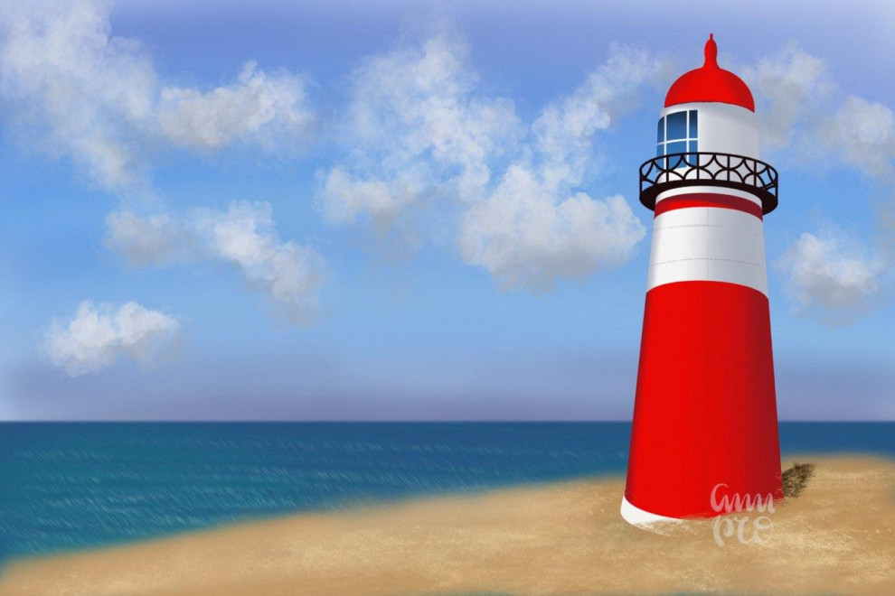 DigitalArt See Lichtturm