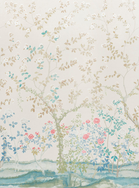 Miles Redd Madame De Pompadour Printed Wallpaper Panel Set