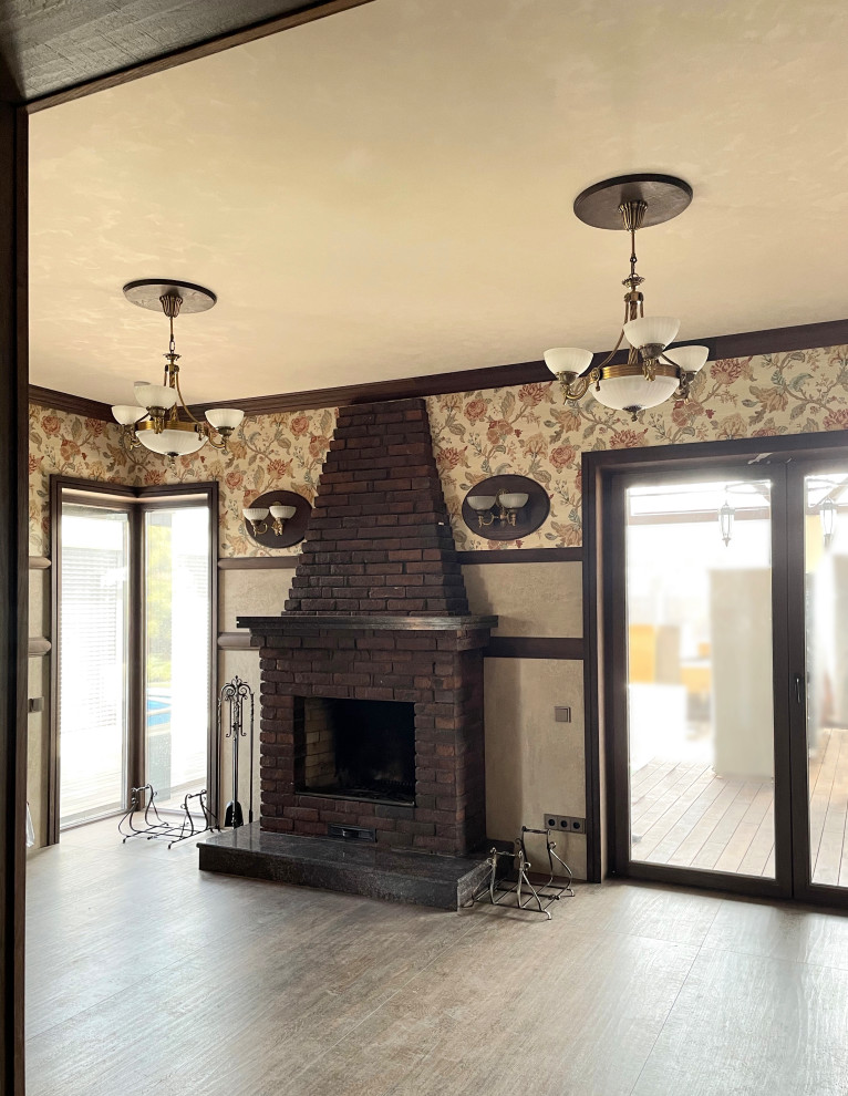 ЗАГОРОДНЫЙ ДОМ В СТИЛЕ "СТАРОЙ АНГЛИИ" _ФРАГМЕНТЫ РЕАЛИЗАЦИИ