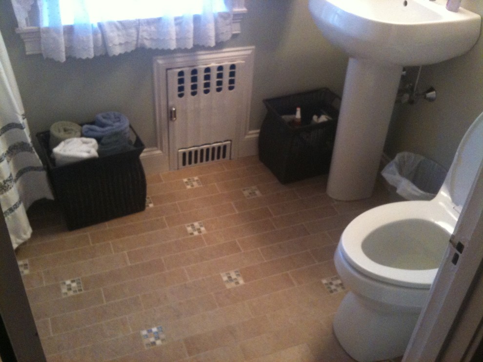 Bathroom - transitional bathroom idea in Boston